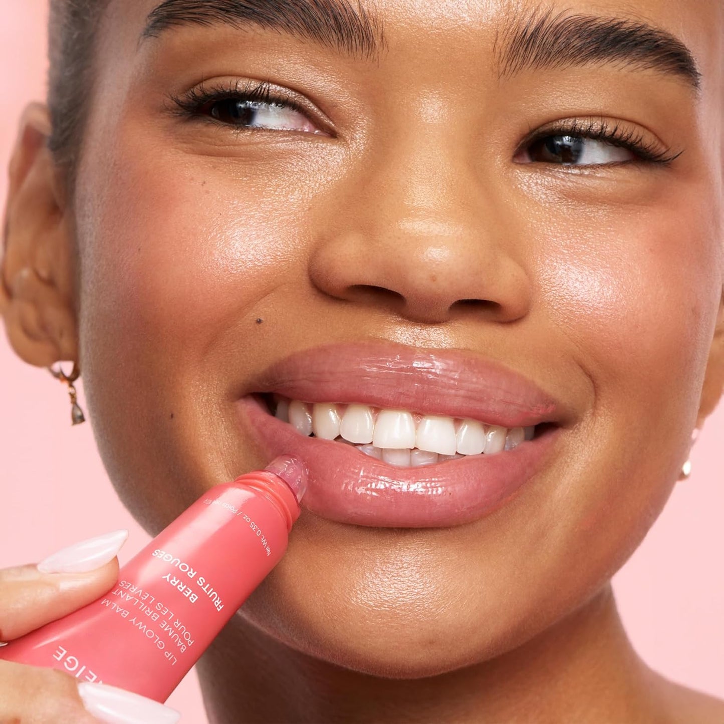 Breccıa Lip Glowy Balm Hydrate, Glossy, Lightweight, Moisturize & Tint with Shea Butter