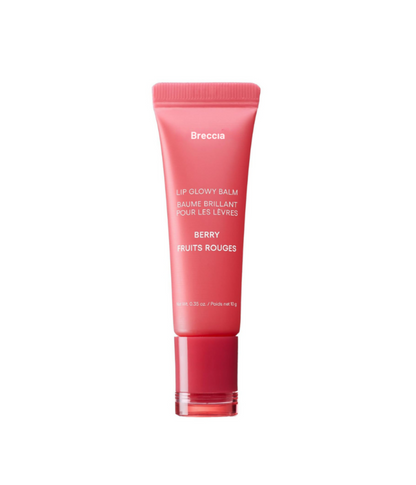 Breccıa Lip Glowy Balm Hydrate, Glossy, Lightweight, Moisturize & Tint with Shea Butter